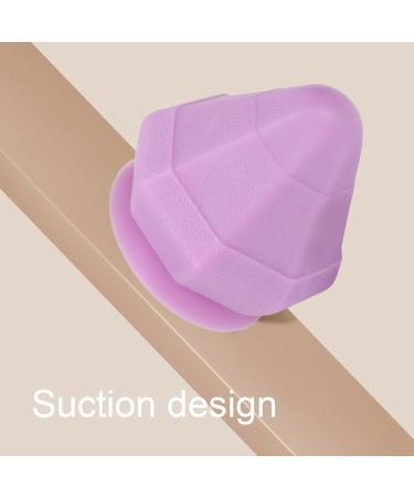 Massage Cone Ball with Suction Cup | Myofascial Relaxation | Hand-Free Design for Back Neck & Shoulders | Travel-Friendly Violet Massage Balls - Buy Online on GoSupps.com