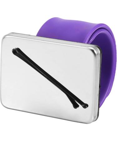 Hair Grip Holder Hair Styles Adjustable Magnetic Wrist Band for Hairdresser Barbers(#4-purple) - Buy Online on GoSupps.com