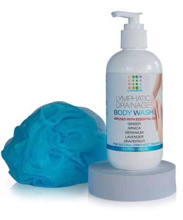 Bruizex Lymphatic Drainage Shower Gel - Natural Herbal Body Wash for Healthy Lymph Flow and Detox | Ideal Post Lipo, BBL, Lymphedema, Lipedema | 8.0 oz - Buy Online on GoSupps.com