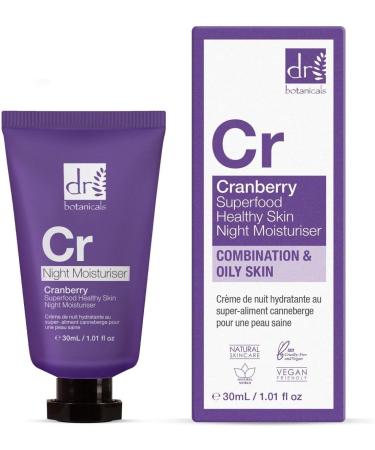 Dr Botanicals Cranberry Superfood Night Moisturiser 60 ml - Buy Online on GoSupps.com