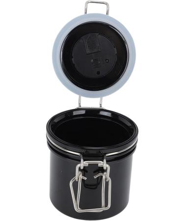 Eyelash Glue Storage Jar Eyelash Glue Storage Container Large Screen 200ml Stainless Steel Sealed Large Capacity Ctivated Carbon for Eyelash Shop (Black) - Buy Online on GoSupps.com