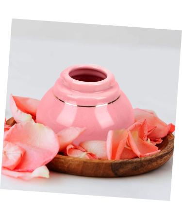 POPETPOP Storage Bottle Cans Coffee Sample Face Cream Jars Empty Porcelain Loose Tea Tin Tea Storage Canister Face Hand Ceramic Tea Coffee Sugar Jar Makeup Earrings Travel Cosmetic Ceramics 6x5.5cm Pink - Buy Online on GoSupps.com