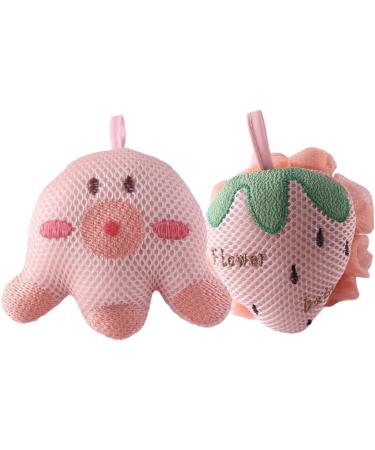 FOMIYES 6 Pcs Cartoon Bath Balls - Colorful Shower Sponges for Women | Soft Body Wash Scrubber & Loofah - Ideal Bath Accessories for Spa-Like Experience - Buy Online on GoSupps.com