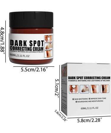 EXQST Dark Spot Correcting Cream Skin Brightening Cream for Intimate Areas Whitening Moisturizing Cream for Underarm Legs for Knees - Buy Online on GoSupps.com