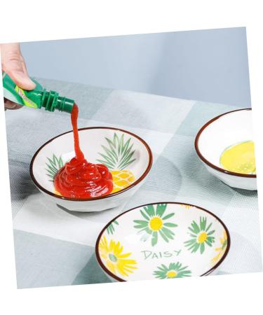 OUNONA 3pcs Mini Dip Plates Sauce Dishes Side Dish Serving Bowls Snack Plates Small Bowls Cute Kitchen Accessories Soy Sauce Bowls Cereal Bowl Dipping Sauce Bowl Ceramics Micro-Wave Oven - Buy Online on GoSupps.com