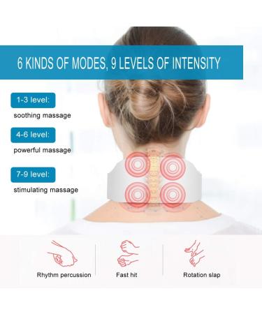 Electric Neck Massager Pulse | Cervical Pain Relief & Health Tool | USB Rechargeable - Buy Online on GoSupps.com
