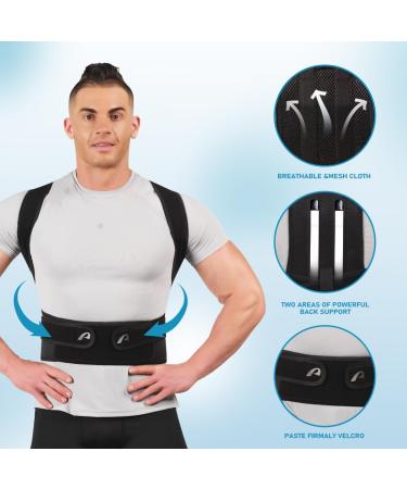 Posture Corrector for Men & Women | Adjustable Back Brace for Hunchback & Pain Relief - Buy Online on GoSupps.com
