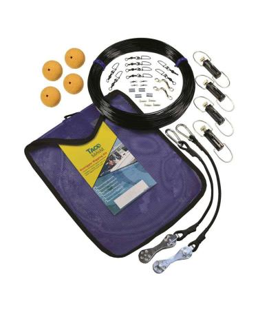 TACO Marine RK-0002PB Marine Premium Double Rigging Kit for 2 Outriggers