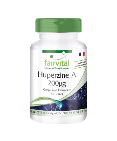 Fairvital | Huperzine A 200mcg - Lycopod Extract - 90 Capsules - Pure Substance