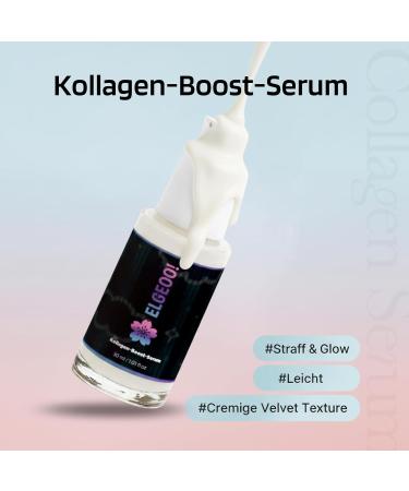  Generisch ELGEOO Collagen Booster Serum - Vegan Anti-Aging Face Serum with Hyaluronic Acid and Sunflower Oil - Moisturizes and Promotes Firmer Complexion - Ecocert Certified - 30ml - Buy Online on GoSupps.com
