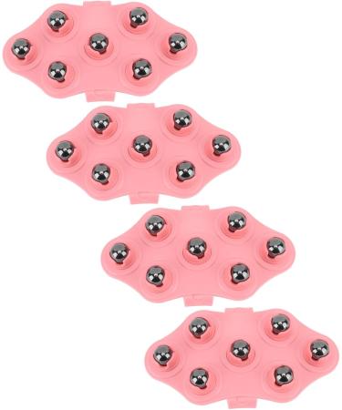 Sungooyue Full Body Massager - Palm-Shaped Massage Shoe with 7 Magnetic Rolling Balls for Muscle Neck Joint Foot Shoulder & Leg Pain Relief - Set of 4 - Buy Online on GoSupps.com