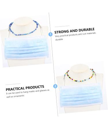Magiclulu 6 Pack Glasses Mask Chain - Slipproof Holders & Hanging Pearl Accessories for Glasses & Masks - Buy Online on GoSupps.com