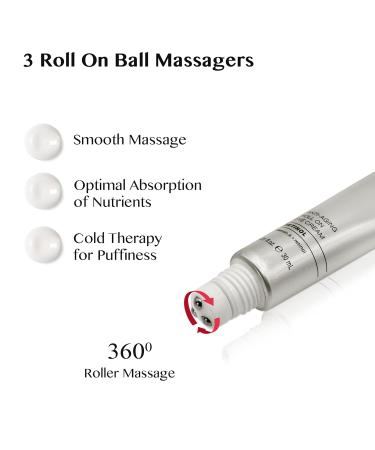 Eye Cream Roller with Retinol & Niacinamide - Dark Circle Reducer & Anti-Wrinkle Treatment for Sensitive Skin - Night Cream for Puffiness | Made in Korea - Buy Online on GoSupps.com