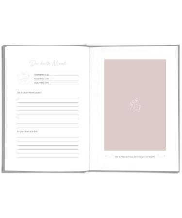 Leaf & Gold Premium Baby Album | First Year Baby Book Gift | Ideal Birth Keepsake for Boys & Girls | Beautiful Golden Foil Design - Buy Online on GoSupps.com