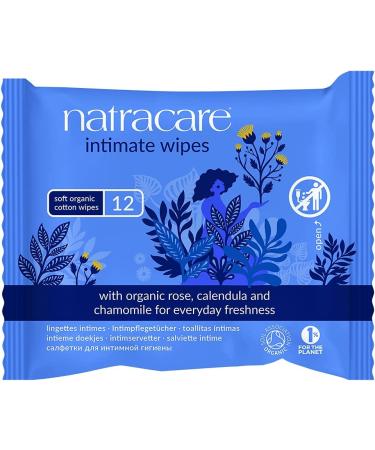 NATRACARE Intimate Cotton Wipes 12 CT (Pack of 6) - Gentle Cleansing for Sensitive Skin - Buy Online on GoSupps.com