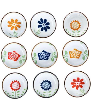 Zerodeko 18 Pcs Side Dish Set Ceramic Dip Dish Small Ceramic Bowl Prep Bowls for Cooking Pinch Bowls Japanese Style Seasoning Dishes Fruit Bowl Chips Ceramics Soy Sauce Bowl Japanese-Style 7X7X1.5CMx2pcs As Shownx2pcs - Buy Online on GoSupps.com