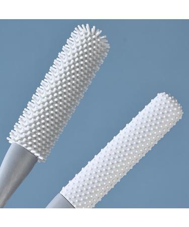 New Foot Cleaning Brush 16.14" Toe Cleaning Brush Soft Rubber Cleaner for Toe Gaps for Shower with Long Handle Dead Skin Exfoliation Brush Foot Scrubber Soft Bristles Brushes for Cleaning Toe Gray - Buy Online on GoSupps.com