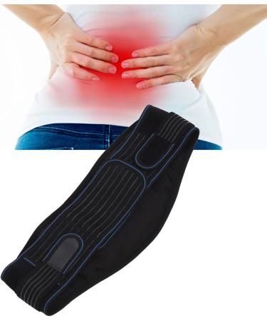 Buy Heated Back Support - Electric Waist Belt & Heating Pillows with 3 Heat Levels for Lower Back & Belly - Black - Buy Online on GoSupps.com