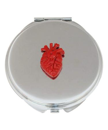 Anatomical Heart Compact Mirror Handbag Gift With Free Engraving 524
