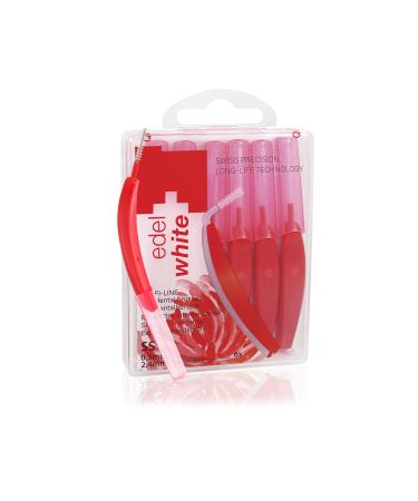 Edel+White ID7 Interental brushes SS 0.5 mm I 6 x conjunction brushes for thorough and gentle tooth cleaning of particularly tight interdental spaces