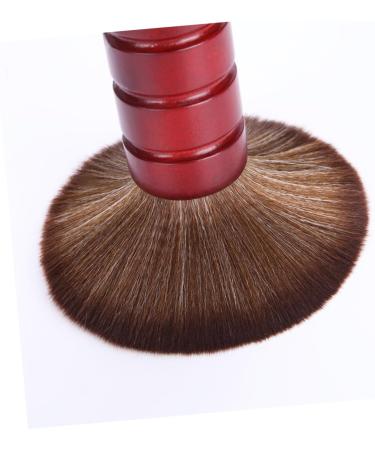 FRCOLOR Neck Duster Hair Cutting Brush Hair Cleaning Brush Neck Brush Barber Neck Cleaning Tools Barber Tool Face Cleaner Brush Wooden Handle Brush Hair Brush Soft Red Bamboo - Buy Online on GoSupps.com