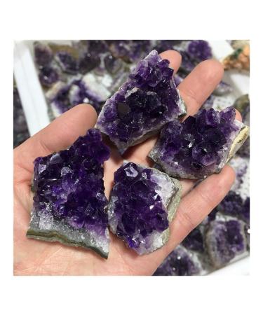 Natural Raw Amethyst Quartz Purple Stones Minerals Home Decoration (Size : 5pcs) (Size : 1pc)