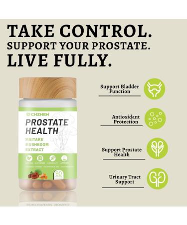 SERSANVE Prostate Health Support Supplement with Mushroom Blend Saw Palmetto Promote Prostate Supports Energy Heart Health Muscle Growth and Blood Circulation 90 + 60 Capsules - Buy Online on GoSupps.com