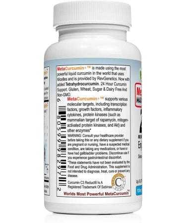 MetaCurcumin 277x Super Curcumin + TetraHydroCurcumin - Powerful Curcumin Supplement - Buy Online on GoSupps.com