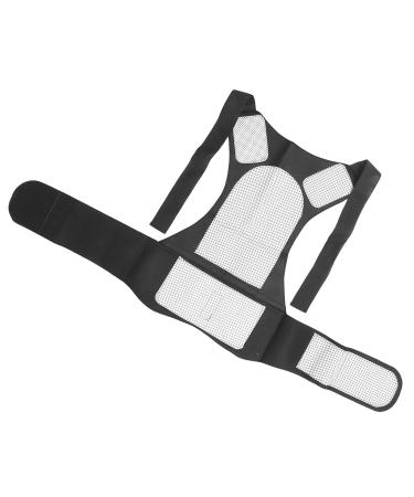 Acouto Heated Waist Brace Vest Adjustable Velcro Soft Design Ideal for Pain Relief | International Shipping Available - Buy Online on GoSupps.com