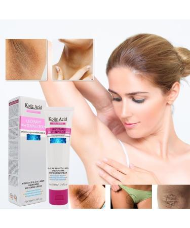 Kojic Acid Skin Lightening Cream Underarm Cream Intimate Area Dark Spot Corrector Whitening Cream for Body Underarms Armpit Knees Legs and Inner Thigh Cream for Acanthosis Nigricans Non-Greasy - Buy Online on GoSupps.com