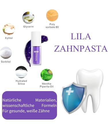 Stavdlnn Purple Toothpaste for Whitening - Brighten & Lighten Your Smile | Best Purple Toothpaste for White Teeth - Buy Online on GoSupps.com