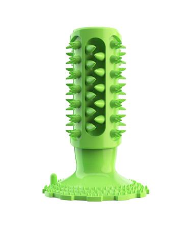 Eastuy tooth cleaning toys for dogs |Toys for brushing your teeth with a jagged bite hump - chicken tools for dogs tooth cleaner for animal clinic animal shelter at home animal shop Classic Sound dog toothbrush (green)