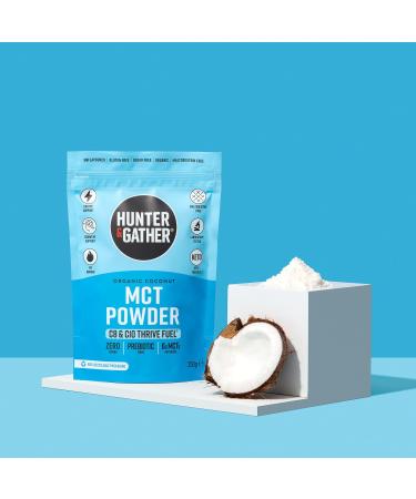 Organic MCT Powder C8 & C10 (250g) | Keto Friendly | Flavourless | Bulletproof & Fatty Coffee | Seed & Vegetable Oil Free - Buy Online on GoSupps.com