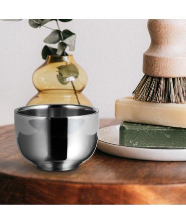 Frcolor Stainless Steel Shaving Bowl for Razor Brush & Foam | Durable Impact Bowl Mug for Men | Perfect Shaving Tool & Accessory - Buy Online on GoSupps.com