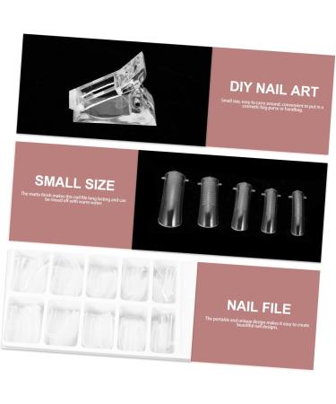 Housoutil 1 Set Manicure Tools Set Beauty Kit Pro Tools Nails Kits Nail Art Extention Kit Nail Tips Clips Kit De Manicura Nails Tools Nail Buffers Car Model Plastic Crystal - Buy Online on GoSupps.com