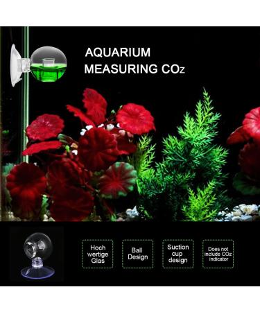 Buy CO2 Permanent Test Aquarium Orb - 2 Piece CO2 Tester Checker for Freshwater Aquariums | Durable Glass Aquarium Accessory 5x3.5cm - Buy Online on GoSupps.com