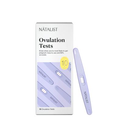 Natalist Ovulation Tests Home Fertility Predictor Kit for Women - Clear & Accurate Rapid Result Tracker Helps Get Timing Right While Planning for Baby - 10 Count