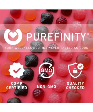 PUREFINITY Melatonin Gummies 5mg for Kids Each Delicious Gummy is 2.5mg (2 Per Serving) for Easily Customizing Your Night Gluten Free Non-GMO Vegan 120 Count (Pack of 2) - Buy Online on GoSupps.com