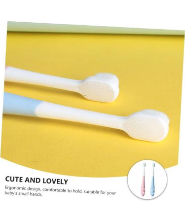 GLEAVI Infant Tooth Cleaner Brushes - 2pcs Baby Care Toothbrush | Safe PP Material | Perfect Gift for Child Dental Hygiene - Buy Online on GoSupps.com