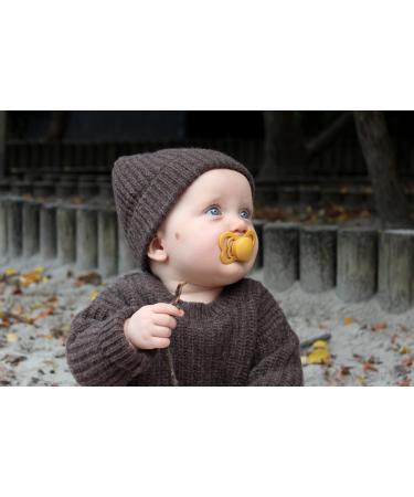 BIBS Supreme BPA-Free Silicone Baby Pacifiers | Made in Denmark | Set of 2 Soothers (Pink Plum 0-6 Months) - Buy Online on GoSupps.com