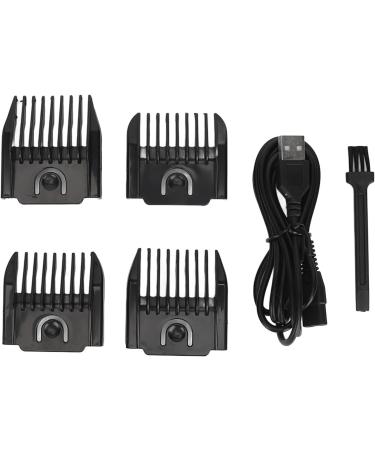 Electric Hair Clipper Portable Rechargeable Hair Care Clipper Easy Operation Light Indicator High Safety with 4 Guide Combs for Home - Buy Online on GoSupps.com