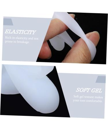 Men's Silicone Toe Separator Set - 4 Pairs | Bunion Pad, Foot Protectors, Gel Spacers, Insoles | Foot Care Kit for Hammer Toe, Curly Toe, and Bunion Relief - Buy Online on GoSupps.com