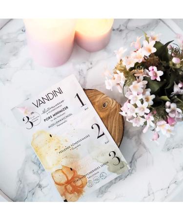 Vandini Skin Image Enemy Facial Mask - 3-Step Pore Minimizer & Moisture Mask - Vegan Silicone-Free & Paraben-Free - 10-Pack (10 x 12 ml) for All Skin Types - Buy Online on GoSupps.com