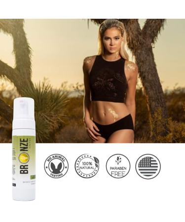 Bronze Cactus Chocolate Glaze Tanning Mousse - Quick-Drying, Non-Sticky Formula | Streak-Free & Unscented for Instant Glow - Buy Online on GoSupps.com
