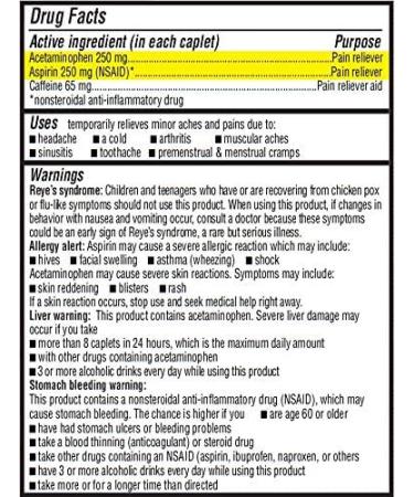 ValuMeds Extra Strength Headache Relief Caplets (300-Count) | Nonsteroidal Anti-Inflammatory Pain Reliever for Migraine, Arthritis, Muscles & Joints - Buy Online on GoSupps.com