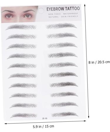 Beavorty 2pcs 3d Eyebrow Stickers Eyebrow Hair Eyebrow Sticker Brow Shaper Makeup Eyebrow Transfer Makeup Sets Hair Kit Eye Brow Shaping Kit Make Plastic 4d - Buy Online on GoSupps.com