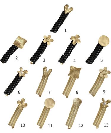 amangul Elegant Stretchable Hair Scrunchies Coiled Elastic Hair Bands Ponytail Holders Scrunchy Hair Rope Ties for Women Girls(Black Round) - Buy Online on GoSupps.com