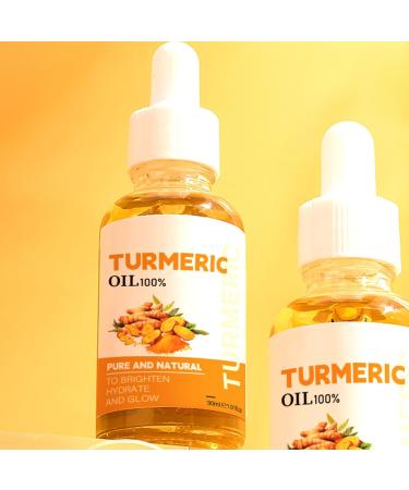 Turmeric Brightening Oil - Skin Brightening Face Essence Turmeric Drops 30ml Non Greasy Natural Facial Skin Care Essence with Dropper Facial Oil Enhancer: for Dehydrated or Dry Skin - Buy Online on GoSupps.com