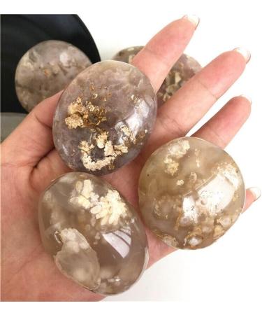 Beautiful 1 Pack Natural Cherry Blossom Polished Stone Onyx Crystal Stones Natural Stones Household Stone Mineral Specimen - Buy Online on GoSupps.com