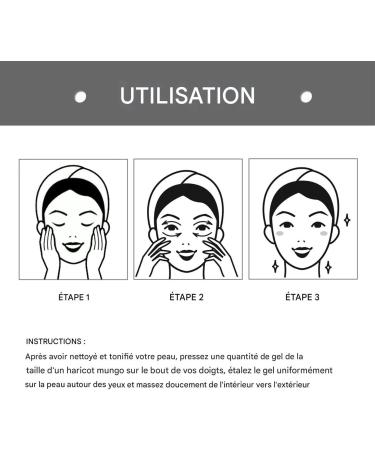 G n rique Firming Eye Cream - Anti-Puffiness Care Gel 10ML | Eye Lift Cream - For Dark Circles Dull Complexion Men Adults And Travel - Buy Online on GoSupps.com